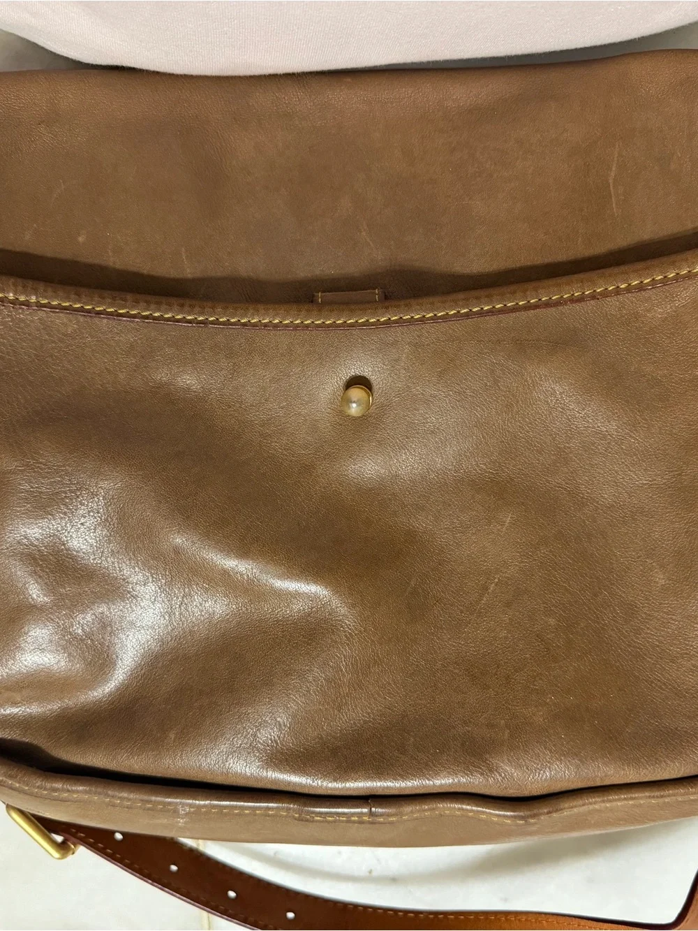 Dooney & Bourke Brown Leather Shoulder Hobo Bag